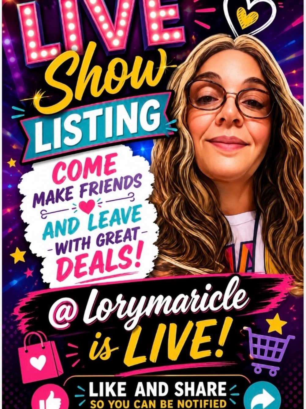 Live Show Listing Not For Sale